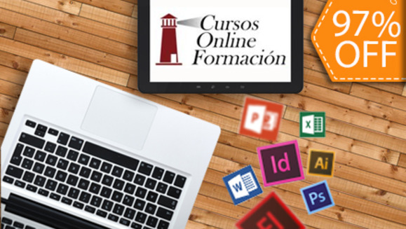 [Imagen:¡Paga $19 en lugar de $558 por Curso Certificado en Línea a Elección entre: Diseño Gráfico, Diseño Web, Microsoft Office, Habilidades Empresariales o Secretariado con Cursos Online Formación!]