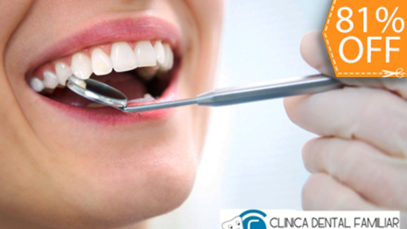 [Imagen:¡Paga $23 en vez de $120 por 2 Rellenos o 3 Sellantes + Limpieza con Ultrasonido + Diagnóstico con Cámara Intraoral + Aplicación de Flúor en Clínica Dental Familiar!]