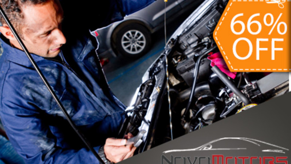 [Imagen:¡Paga $29 en vez de $85 por 4/4 de aceite Mobil 10W30 o 20W50 + Filtro de Aceite + Inspección, Regulación y Limpieza de Frenos + Lavado y Encerado a Maquina + Revisión de 31 Puntos en NovoMotors!]