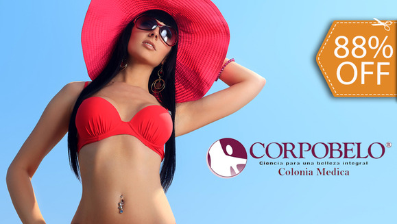 [Imagen:¡Hasta 2 tallas menos! ¡Paga $30 en vez de $250 por Paquete Reductivo y Moldeador de 26 Tratamientos que Incluye: 8 Gel de Algas + 8 Bandas Frías +4 Gimnasias Pasivas + 2 Thermoslim + 2 Mesoterapias + 2 Masajes Reductivos en Corpobelo Colonia Médica!]