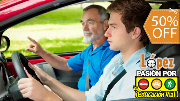 [Imagen:¿Necesitas aprender a manejar? ¡Paga $50 en lugar de $100 por 10 Clases Prácticas de 45 Minutos + 5 Clases Teóricas en Escuela de Manejo López!]