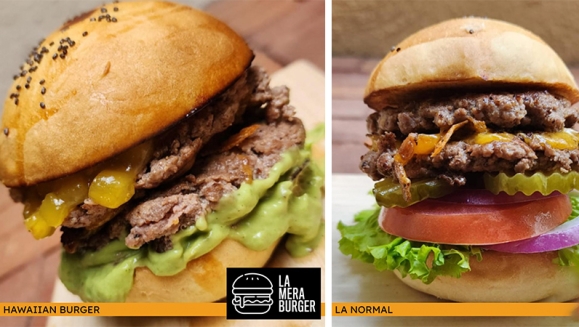 [Imagen:¡Paga Q99 en Lugar de Q154 por 2 Combos de Hamburguesa a Elección entre: Western Burger, Jalapeño BBQ, Mushroom &amp; Onion, La Normal, Hawaiian Burger, Super Cheese Burger o Santa Fe + Papas Fritas + 2 Gaseosas!]