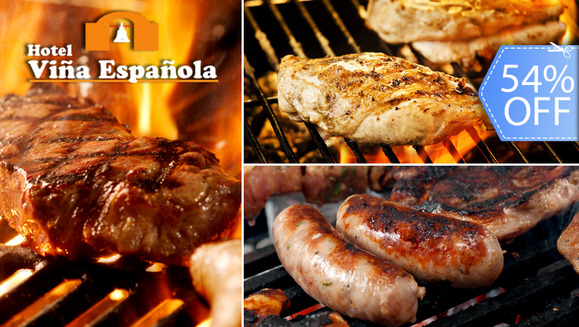 [Imagen:¡Paga Q149 en vez de Q325 por Parrillada Antigueña para 2 Personas con Lomito, Puyazo, Pollo y Chorizo + 2 Guarniciones + 2 Cervezas ó 2 Bebidas Naturales en Viña Española Antigua Guatemala!]