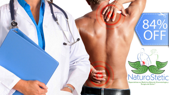 [Imagen:¡Paga Q95 en vez de Q600 por Masaje Quiropráctico Profundo que incluye: Masaje Relajante Profundo + Corrección de Vértebras + Ozonoterapia + Vibroterapia + Exfoliación + Ventosas + Luz Infrarroja + Consulta y Análisis Médico en Naturo Stetic!]