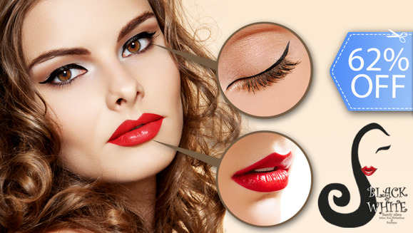 [Imagen:¡Paga Q399 en vez de Q1,050 por Delineado Permanente en Contorno de Ojos o Labios (Ambas Líneas) + Facial de Limpieza en Black &amp; White!]