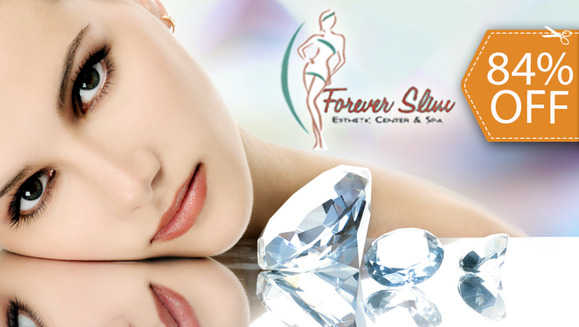 [Imagen:¡Paga $35 en vez de $225 por 3 Sesiones Faciales que incluyen: 3 Microdermoabrasiones con  Punta de Diamante + 3 Mascarillas de Colágeno + 3 Biolight PDT luz LED + 1 Limpieza Facial Profunda + 1 Altafrecuencia en Forever Slim!]