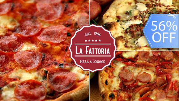 [Imagen:¡Paga Q99 en vez de Q223 por Pizza Gigante NY Style de 18" a Elección + 2 Bebidas Naturales en La Fattoria!]