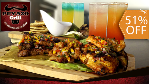 [Imagen:¡Paga $22 en lugar de $45 por Picata de Carnes hasta para 4 Personas con Lomo de Res, Pollo y Chicharrones + 4 Bebidas a Elección en Puyazo Grill Zona Rosa!]