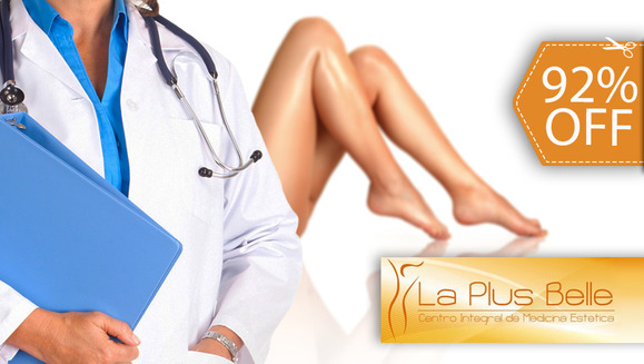 [Imagen:¿Varices? ¡Libérate! ¡Paga $49 en vez de $610 por Paquete Contra Varices y Celulitis: 2 Sesiones a Elección entre Láser Transdérmico o Inyectaje de Esclerosis + Evaluación Médica + 3 Presoterapias + 3 Electroestimulaciones en La Plus Belle!]