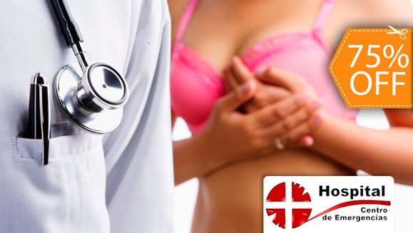 [Imagen:¡Paga $16 en lugar de $65 por Mamografía Bilateral o Ultrasonografía de Mamas + Consulta Médica en Hospital Centro de Emergencias!]