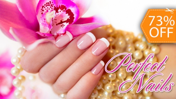 [Imagen:¡Paga $13 en vez de $48 por Set de Uñas Acrílicas + Brillo UV + Exfoliación + Maquillaje en Pies en Perfect Nail!]
