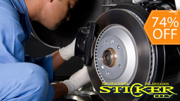 [Imagen:¡Paga $18 en vez de $70 por Revisión, Limpieza y Regulación de Frenos + Lijado de Discos + Rotación de Llantas + Check Engine + Carwash Completo + Pulido de Silvines en Stickers City!]