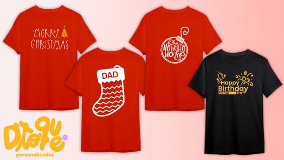 [Imagen:¡Paga $10 en Lugar de $20 por 2 Camisetas o 4 Tazas o 1 Camiseta y 2 Tazas con Diseño a Elección Según Catálogo (Navideño o de Cumpleaños)!]