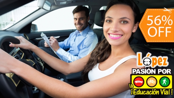 [Imagen:¿Necesitas aprender a Manejar? ¡Paga $52 en vez de $118 por 10 Clases Prácticas de 45 Minutos + 5 Clases Teóricas + 2 Clases de Mecánica Básica + 2 Preparaciones para Exámenes de Licencia y más en Escuela de Manejo López!]