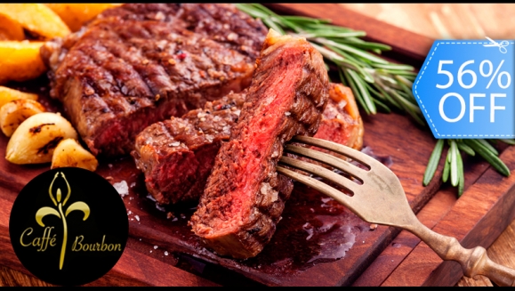 [Imagen:¡Paga Q199 en vez de Q450 por Exquisito Menú de Carne para 2 que Incluye: 2 Platos de Ribeye + Papas Bourbon + Vegetales Salteados + 2 Cervezas o Bebidas Naturales en Bistró Bourbon!]