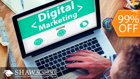 [Imagen:¡Paga $11 en vez de $1395 por Curso Online de Marketing Digital + Diploma con Acreditación Internacional en Shaw Academy!]