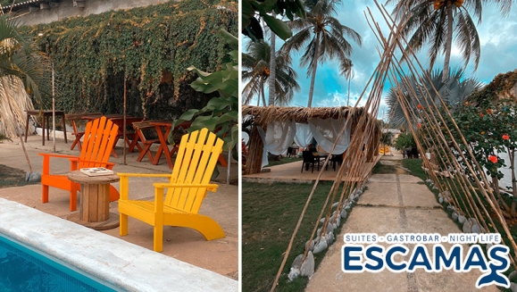 [Imagen:¡Paga $15 en Lugar de $30 por Day Pass para 2 Personas Totalmente Consumible y Con Acceso a La Piscina y La Playa en Escamas, La Libertad!]