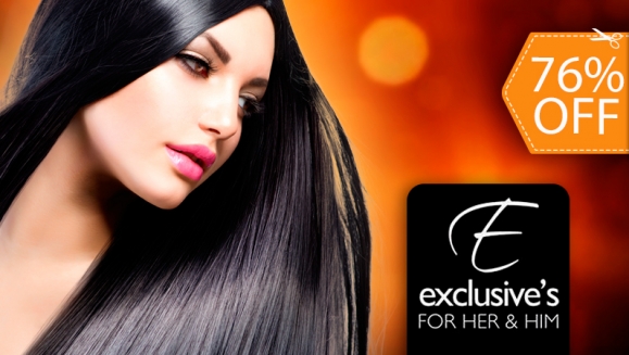 [Imagen:¡SIN RESTRICCIÓN DE LARGO! ¡Paga $45 en vez de $185 por Alisado Brasileño INOAR + Tratamiento Post Alisado + Lavado Spa + Corte de Puntas + Planchado + Depilación de Bozo en Exclusive´s Salon!]