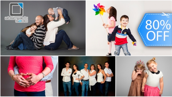 [Imagen:¡Paga Q199 en lugar de Q975 por Sesión Fotográfica Profesional + 25 Fotografías Impresas + DVD con las Mejores Fotos Editadas + DVD con Presentación Personalizada en Abstract S2dio!]