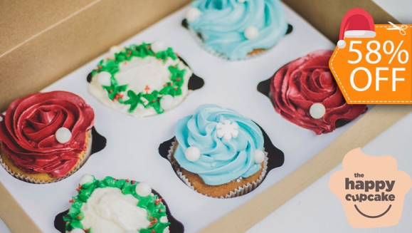 [Imagen:¡Paga $10 en Lugar de $24 por Una Caja de 12 Cupcakes de The Happy Cupcake!]