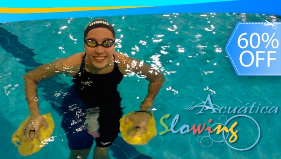 [Imagen:¡Paga Q335 en lugar de Q835 por Insripción + 1 Mes de Clases Profesionales de Natación en Acuatica Slowing!]