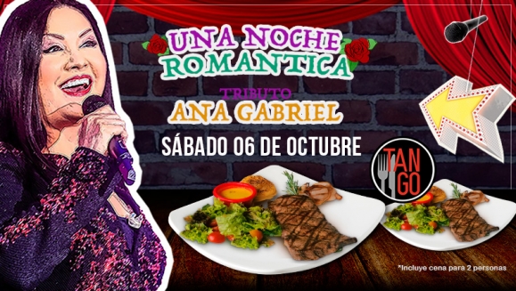 [Imagen:¡Paga Q180 en lugar de Q360 por Cena para 2 con: 2 Platos de Lomito, Puré de Papa, Ensalada y 2 Bebidas Naturales + Show a Elección entre Monólogos de Pepe Cordón, Pedro Chilaquila, Mario Cacastle o El Chicote o El Tributo a Ana Gabriel!]