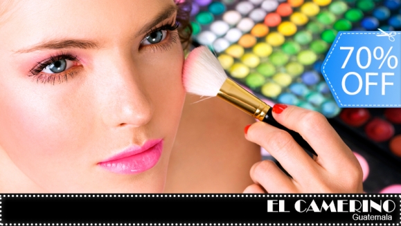 [Imagen:¡Paga Q149 en vez de Q500 por Curso Completo de Automaquillaje Profesional que Incluye: Técnicas y Pasos para Maquillaje Profesional para toda Ocasión y Según tu Personalidad + Cosméticos y Accesorios para las Clases en El Camerino!]