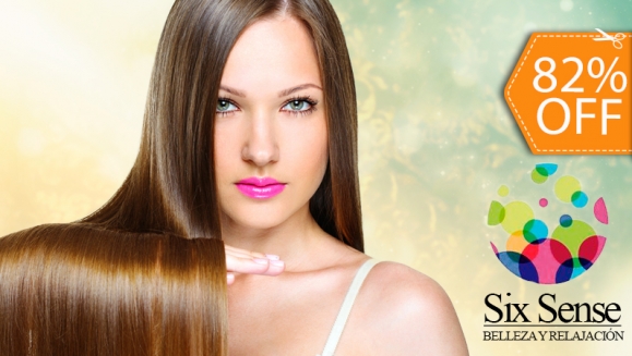 [Imagen:¡Sin Restricción de Largo o Volumen! ¡Paga $39 en vez de $212 por Novedoso Alisado de Botox y Micropartículas  de Cristal + Lavado Desintoxicante + Corte de Puntas + Tratamiento Sellador en SixSense!]