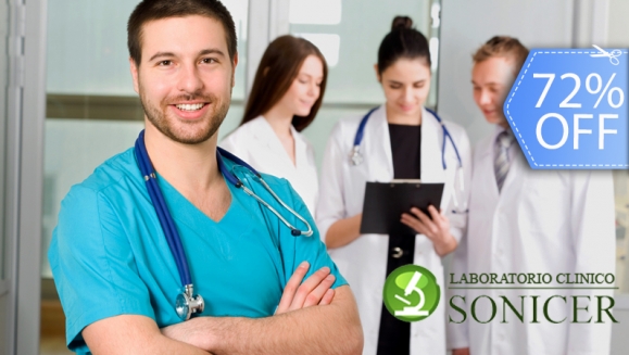 [Imagen:¡Paga Q199 en lugar de Q720 por Chequeo Médico de 11 Exámenes de Laboratorio para conocer el Estado de Anemia, Diabetes, Grasas, Riñones, Hígado, Dolores Articulares, Helicobacter Pylori y Más en Laboratorio Sonicer!]
