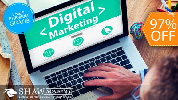 [Imagen:¡Paga $11 en vez de $395 por Curso Online de Marketing Digital + Diploma con Acreditación Internacional + 1 Mes Premium GRATIS en Shaw Academy!]