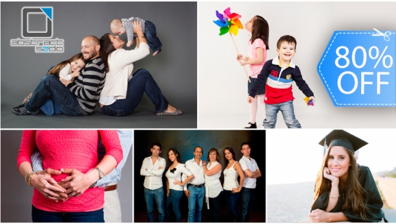 [Imagen:¡Paga Q199 en lugar de Q975 por Sesión Fotográfica Profesional + 15 Fotografías Impresas + DVD con presentación personalizada en Abstract S2dio!]