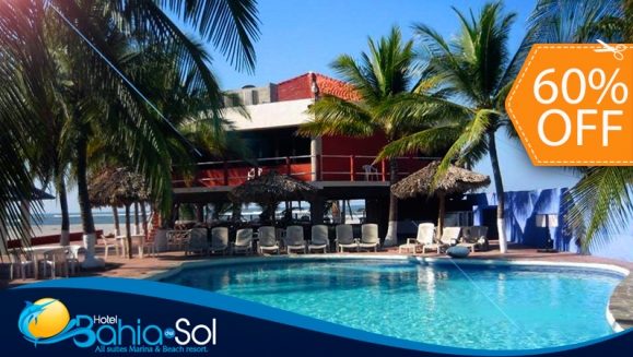 [Imagen:¡Paga $60 en lugar de $150 por Estadía de 1 Noche para 4 Personas en Hotel Bahía del Sol!]
