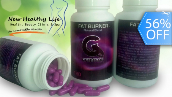 [Imagen:¡Paga Q99 en lugar de Q225 por Exclusivo Tratamiento Quema Grasa Fat Burner de G NUTRITION a base de Garcinia Cambogia de 180 Cápsulas y Más en New Healthy Life!]