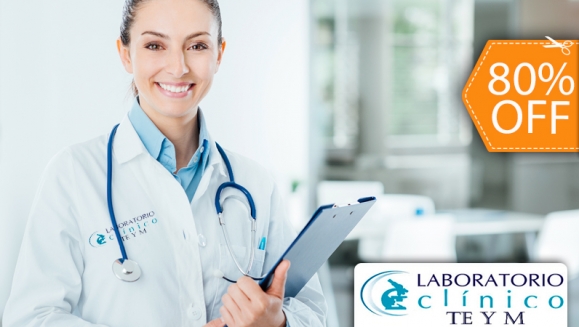 [Imagen:¡Paga $15 en lugar de $75 por Exámenes de Laboratorio a Elección para Evaluación de Rutina o Paquete de Exámenes para detectar ETS o Paquete para Chequeo de Defensas e Infecciones en Laboratorio Clínico Te y M, Escalón!]