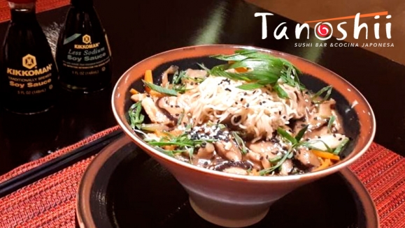 [Imagen:¡Paga Q189.50 en lugar de Q379 por Menú Japonés para 2 que Incluye: 2 Sopas Miso + 2 Rollos de Sushi de Especialidad a Elección entre California o Acatenango + 1 Yakisoba de Pollo + 1 Banana Tempura con Helado de Vainilla + 2 Bebidas Naturales!]
