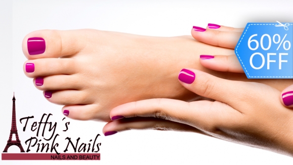 [Imagen:¡Paga Q99 en lugar de Q250 por Manicure y Pedicure Spa + Esmalte Permantente en Gel en Manos + Aplicación de Esmalte en Pies en Teffy´s Pink Nails!]