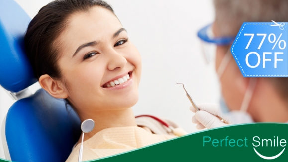 [Imagen:¡Paga Q259 en lugar de Q1,150 por 2 Rellenos de Resina o 4 Sellantes + Pulido Dental con Profiflex + Limpieza Profunda con Profilaxis + 2 Radiografías Digitales + Aplicación de Flúor en Perfect Smile!]