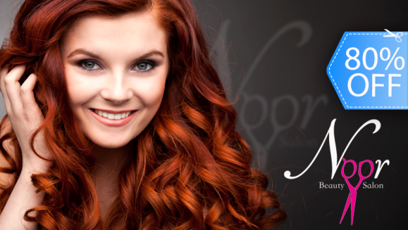 [Imagen:¡Festival de Color! ¡Paga Q149 en lugar de Q750 por Tinte Completo + Tratamiento Reparador de Botox + Peinado en Noor Beauty Salón!]