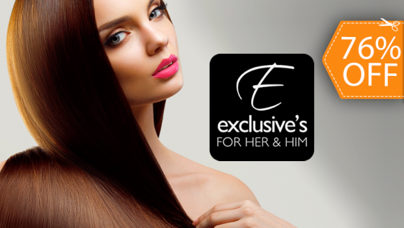 [Imagen:¡SIN RESTRICCIÓN DE LARGO! ¡Paga $45 en vez de $185 por Alisado Brasileño INOAR + Tratamiento Post Alisado + Lavado Spa + Corte de Puntas + Planchado + Depilación de Bozo en Exclusive´s Salon!]