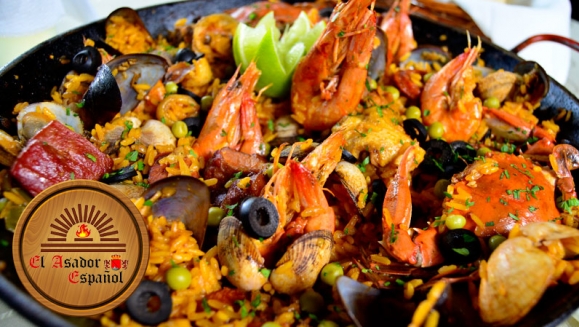 [Imagen:¡Paga $90 en Lugar de $175 por Banquete Navideño a Elección entre: Pavo Horneado de 12-13 Lbs o Lomo Relleno de 9-10 Lbs o Paella Valenciana para 12 Personas!]