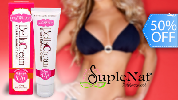 [Imagen:¡Paga Q148 en lugar de Q295 por Exclusiva Crema Aumentadora de Busto “Bella Cream” de Suplenat!]