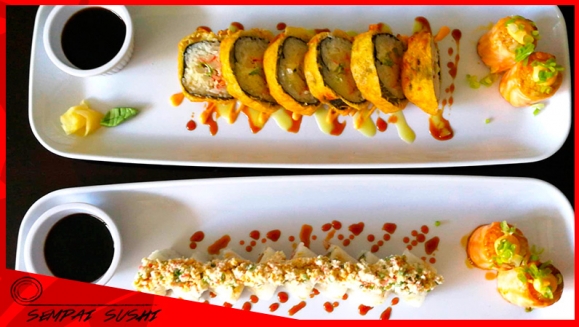 [Imagen:¡Paga Q165 en lugar de Q365 por Menú Familiar con: 4 Rollos de Sushi a Elección entre Plátano Roll, California Roll o Hot Salmón Roll + 1 Orden de Wantan de Camarón! ¡A Domicilio!]