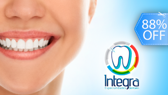 [Imagen:¡Paga Q149 en lugar de Q1,200 por Blanqueamiento Dental Ambulatorio + Desmanchado y Pulido Dental + Eliminación de Sarro con Ultrasonido + Evaluación Clínica + Set de Fotografías Intraorales + Remineralización en Integra Dental!]