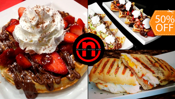 [Imagen:¡Paga $7 y Consume $14 en todo el Delicioso Menú de N Chocolat Lounge Cafe!]