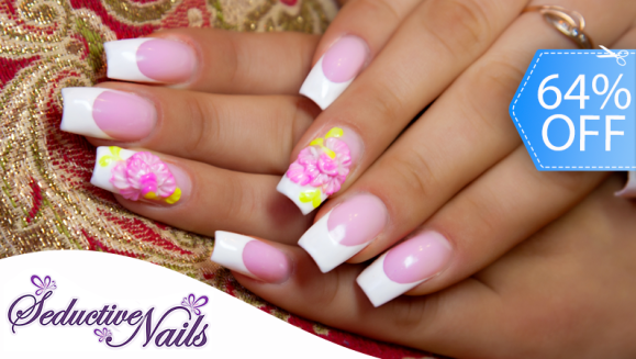 [Imagen:¡Paga Q99 en lugar de Q275 por Set de Uñas Acrílicas Marca Organic + Decoración 3D a Elección en Seductive Nails!]