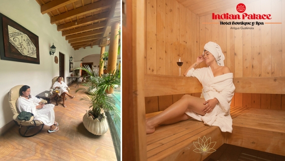 [Imagen:¡Paga Q249 en Vez de Q600 por Day Pass para 2 Personas que Incluye: 30 Minutos de Sauna + 30 Minutos de Jacuzzi + Uso de Piscina + Nachos para Compartir + 2 Bebidas Naturales!]