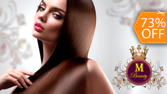 [Imagen:¡Sin Restricción de Largo o Volumen! ¡Paga $29 en lugar de $107 por Alisado de Macadamia + Lavado Desintoxicante + Corte con Estilo + Planchado y Sellado de Puntas + Proteínas o Shampoo para Cuidado en Casa (10 Onzas) en M Beauty!]