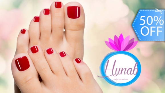 [Imagen:¡Paga Q75 en vez de Q150 por Pedicure Clínico que Incluye: Evaluación y Diagnóstico Del Pie, Exfoliación, Extracción de Callosidades, Cortado, Limado y Esmaltado + Masaje Relajante en Sillón Masajeador en Centro Integral Hunab!]