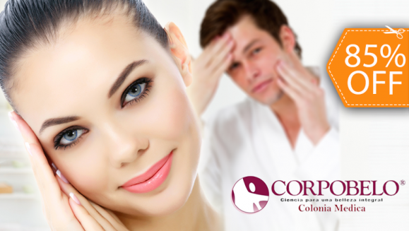 [Imagen:¡Paga $19 en vez de $125 por 2 Sesiones en Área Facial que Incluyen: 1 Facial Profundo (Vaporización, Tonificación, Extracción de Puntos, Alta Frecuencia, Crema y Mascarilla Hidratante) + 1 Microdemoabrasión y Más en Corpobelo Colonia Médica!]