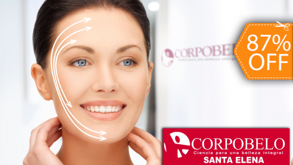 [Imagen:¡Paga $75 en lugar de $560 por Tratamiento Facial con Efecto Lifting  que Incluye: 2 Mascarillas Térmicas Volcanic Mask + 2 IPL de Fotorejuvenecimiento + 2 Radiofrecuencias + 2 Mascarillas de Colágeno + 1 Limpieza Facial en Corpobelo Santa Elena!]